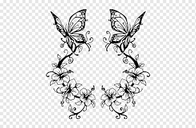 Maybe you would like to learn more about one of these? Menggambar Sketsa Bunga Bunga Pensil Sikat Footed Butterfly Monokrom Png Pngwing
