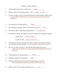 Click the buttons to print each worksheet and answer key. 05 Bill Nye Phases Of Matter Answers