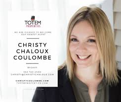 We are thrilled to welcome Christy Chaloux Coulombe to TOTEM Properties!  Christy comes to Totem with an impressive track record of success in real  estate sales. Her motivation, drive to be the