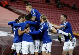 This article was edited by ben browning. Video Of Everton Players Celebrating Liverpool 2 0 Win In Anfield Dressing Room Global Pint