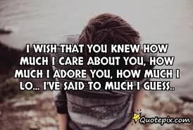If you don't care of others then these i don't care quotes and sayings are for you. How Much I Care About You Quotes Quotesgram