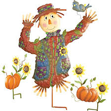 Fall Scarecrow Garden Stake Set Buy Online In Guernsey At Guernsey Desertcart Com Productid 6650292