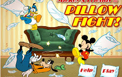 Colectia de jocuri online cu jocurilor in 2 va propune o multitudine de provacari noi in fiecare zi. Mickey Mouse Bataie Cu Perne Jocuri In 2