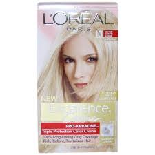 L Oreal Paris Excellence Creme With Pro Keratine Complex Lightest Ultimate Blonde Favorite Diy Blo Loreal Hair Color Grey Hair Coverage Light Blonde Hair Dye