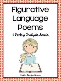 Figurative Language Poems Figurative Language Figurative Language Poems Simile Poems