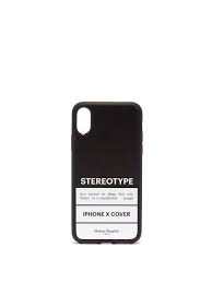 Black And White Phone Case Prints Maison Margiela Stereotype Iphone X Phone Case Mens White Black Modesens Phone Cases Case Iphone