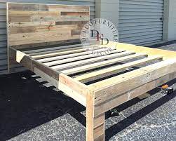 Queen Bed Frame Pallet Bed Reclaimed Wood Bed Frame Sale Etsy Reclaimed Wood Beds Reclaimed Wood Bed Frame Pallet Bed Frames
