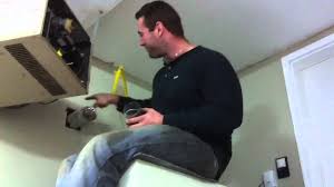 Direct vent exhaust clearance distances for gas fueled appliances: Dangerous Venting Garage Unit Heater Http Www Calgarygasinspections Com Youtube