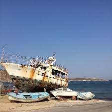 Vieillerie Oldboat Rusty Naoussa Paros Parosisland Grece Greece In 2020