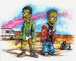 Breaking Bad X Simpsons Mashup Fan Art Breaking Bad Fan Art Geek Art