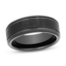 8mm Wedding Band Black Tungsten Carbide Jared Black Wedding Band 8mm Wedding Band Mens Wedding Bands Black