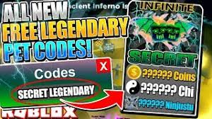 Use this code to earn. All Free Legendary Pet Codes In Ninja Legends Roblox Codes Youtube