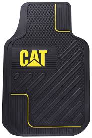 Cat Merchandise Caterpillar Merchandise Caterpillar Cat All Weather Rubber Vinyl Front Floor Mats Cat Merchandise Caterpillar Caterpillar Equipment