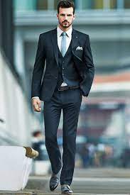 We've curated 5 smart formal outfit ideas from this fashion blogger's instagram account. Wedding Ideas For Men Groom Style Suits Men Business Dress Suits For Men Best Blue Suits For Men
