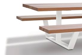 Picknicktafels Picknickbanken En Tuinmeubilair Cassecroute Table Houten Picknicktafel Picnic Table Metal Picnic Tables Painted Picnic Tables