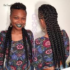 The women in this post caught the eye of many people including our camera lenses. Criss Cross Goddess Braids 70 Best Black Braided Hairstyles That Turn Heads In 2019 The Trending Hairstyle