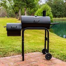American Gourmet 430 Offset Smoker Bbq Charcoal Grill