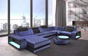 Fabric Sectional Sofa Charlotte U Shape Living Room Sofa Design Sofa Design Corner Sofa Design
