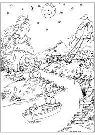 This will help you relax, forget about life's problems and immerse yourself in creativity. The Valley Of The Mice Mouses Adult Coloring Pages