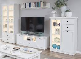 Wohnwand Baxter 4 Teilig Weiss Landhaus 331 X 196 Cm Einrichtungsideen Wohnzimmer Landhaus Wohnwand Landhausstil Vitrine Weiss Landhaus