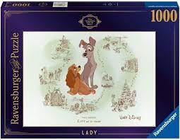 Ravensburger Disney Treasures From The Vault Lady And The Tramp 1000 Piece Jigsaw Puzzle In 2021 Disney Treasures Lady And The Tramp 1000 Piece Jigsaw Puzzles