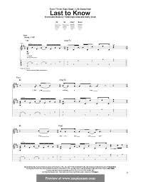 Three Days Grace Last To Know ноты для фортепиано Three Days Grace The High Road Skachat Noty