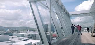 On 26,300 m², it will house exhibition halls, event rooms, depots and office spaces. Ausblick Auf Das Neue Munchmuseum Norwegen Service