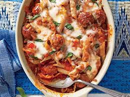 Meatball Pasta Bake Recipe Freezable Meals Baked Pasta Recipes Beef Casserole Recipes