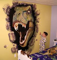 Miles Woods Art Wall Murals Dinosaur Boys Room Dinosaur Bedroom Dinosaur Room