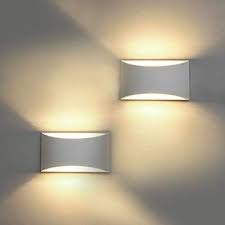 Lightology offers a variety of cutting edge led wall sconces that provide bright, inviting, energy efficient lighting for indoor settings. Modern Wall Sconce Set Of 2 Led Wall Lamp 7w Warm White 2700k Up And Down Indoor Plaster Wall Lamps 100v 240v For Modern Wall Sconces Led Wall Lamp Wall Lights