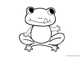 When it gets too hot to play outside, these summer printables of beaches, fish, flowers, and more will keep kids entertained. Cute Frog Coloring Pages To Print Coloring4free Coloring4free Com