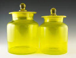 vintage glass canisters kitchen
