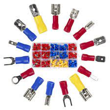Lugs and connectors that comply with these standards have large outside diameters that can accept all cable types. Eagles 280pcs Wire Terminal Crimp Connectors Small Wire Crimp Electrical Connectors Insulated Spade Set Color Red Yellow Blue 16 Types 22 10 Awg Us And Eu Standard Copper Pvc Tinplate Amazon Com Industrial Scientific
