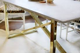 At brosa we have an impressive range of timber dining tables that features scandinavian, modern contemporary. Going Bespoke Marble Brass Dining Room Table Swoon Worthy