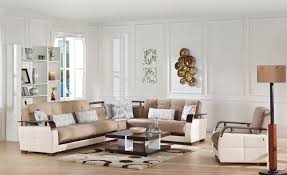 Bonaventura brown microfiber sectional sofa by furniture of america. Natural Light Brown Sectional Sofa Natural Em02d Istikbal Sectional Sofas Comfyco Furniture