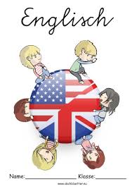 Englisch Deckblatt Grundschule Gratis Ausdrucken