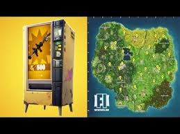 Vending machine was one of the challenge destinations in blockbuster mission! Fortnite Vending Machine Locations Fortnite Vending Machine Map All Shotoe