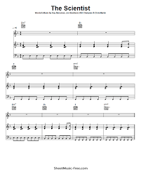 This combination gives us a d minor seventh. The Scientist Sheet Music Coldplay Sheetmusic Free Com