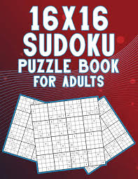 68 1 puzzles are a fun way to pass the time. 16x16 Sudoku Puzzle Book For Adults 150 Easy Medium Hard Large Print Mega Sudoku Puzzle Book Publisher Awesome Colorful 9798652968250 Amazon Com Books