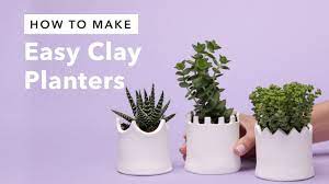 Depending on the type of clay you are. Clay Planter Making Easy Pottery Without A Wheel Youtube