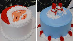 The following cake ideas can be use as easy christmas cake recipes require very little or no decorating skills. Christmas 2020 How To Make Christmas Cake Simple Christmas Cake Ideas Christmas Cakes Youtube