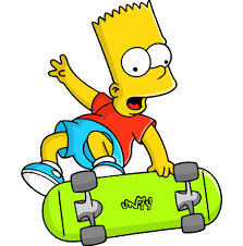 O personagem dos simpsons, chefe wiggum barney gumble. Bart Simpson Colorido By Ygorun7y On Deviantart