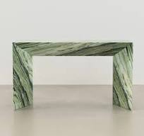 Italian Modern Green Onyx Table Marble Stone Hallway Table ...