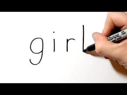 How To Turn Words Mom Into A Cartoon Learn Drawing Art On Paper For Kids Youtube Word Girl Words Easy Drawings