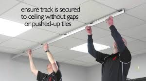There are two types of drop ceiling lights: Ki Lightline Wall Installation Chapter 2 Install Ceiling Clips And Track Youtube