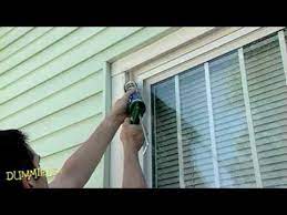 I like to place it on top of a baking sheet because it will help contain your cleaning mixture and help clean around i recently replaced my silicon mat because i noticed, it was no longer in good shape. How To Caulk Windows For Dummies Youtube