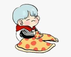 It's where your interests connect you with your people. Suga Minyoongi Yoongi Bts Pizza Btauga Btssuga Btsminyo Bts Fanart Chibi Suga Hd Png Download Kindpng