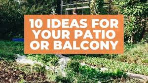 Loosen the soil at the bottom of the hole you just dug with the tines of a garden fork. Gardening Without A Garden 10 Ideas For Your Patio Or Balcony The Free Closet