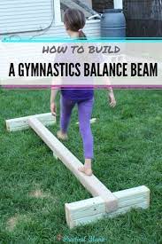 Diy How To Build A Gymnastics Balance Beam Diy Gymnastics Equipment Balance Beam Gymnastics Balance Beam