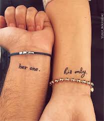 A perfect jewel for your girlfriend or boyfriend. 60 Unique And Coolest Couple Matching Tattoos For A Romantic Valentine S Day In 2020 Women Fashion Lifestyle Blog Shinecoco Com Cute Couple Tattoos Matching Couple Tattoos Matching Tattoos